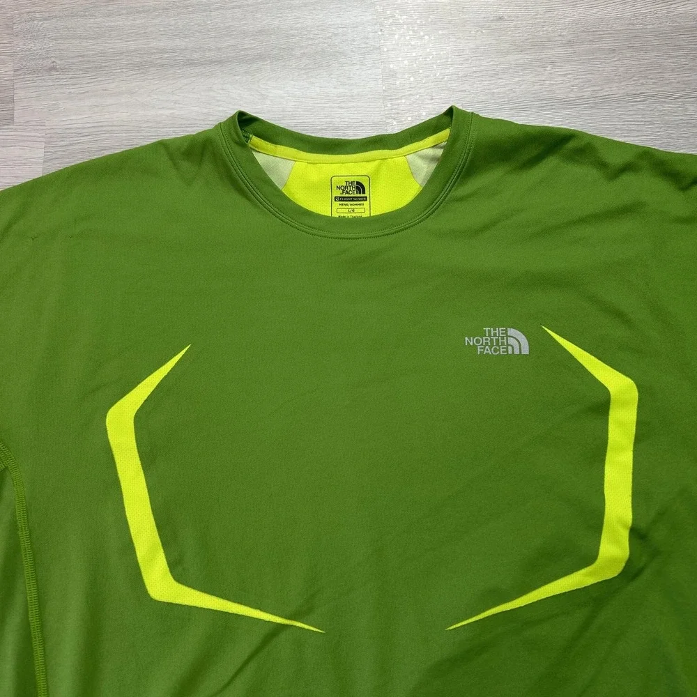 The North Face VaporWick Flight Series Shirt Mens Large Green Running Top